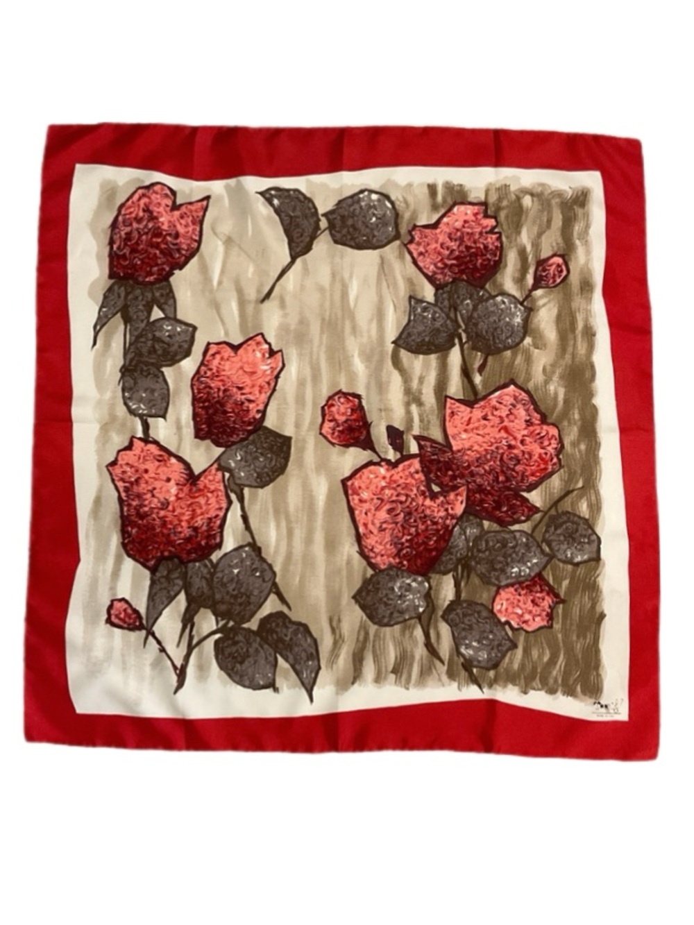 Scarf - Salterio Milano - Silk - Made in Italy - Vintage